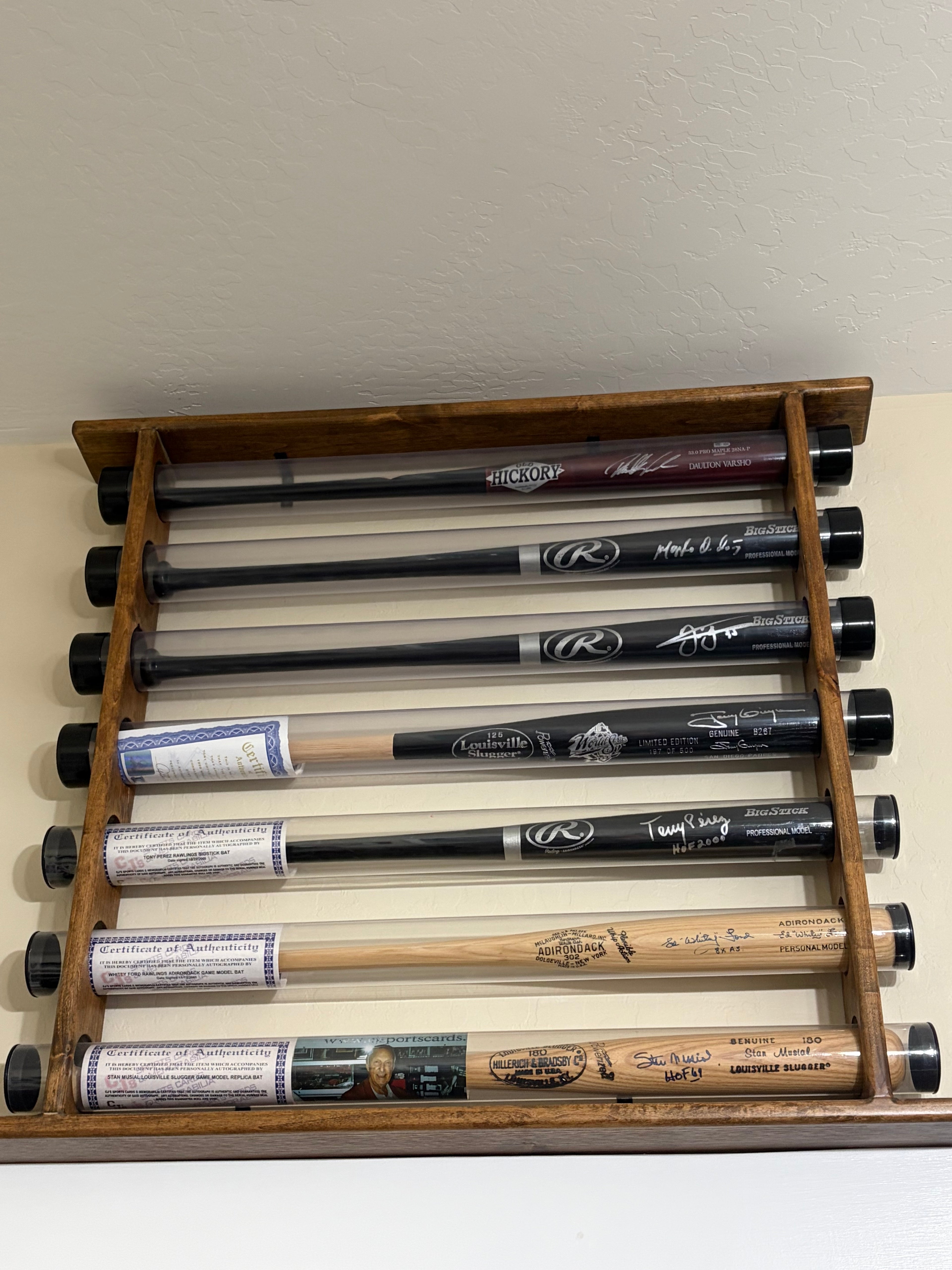 6 Bat rack - Pine wood